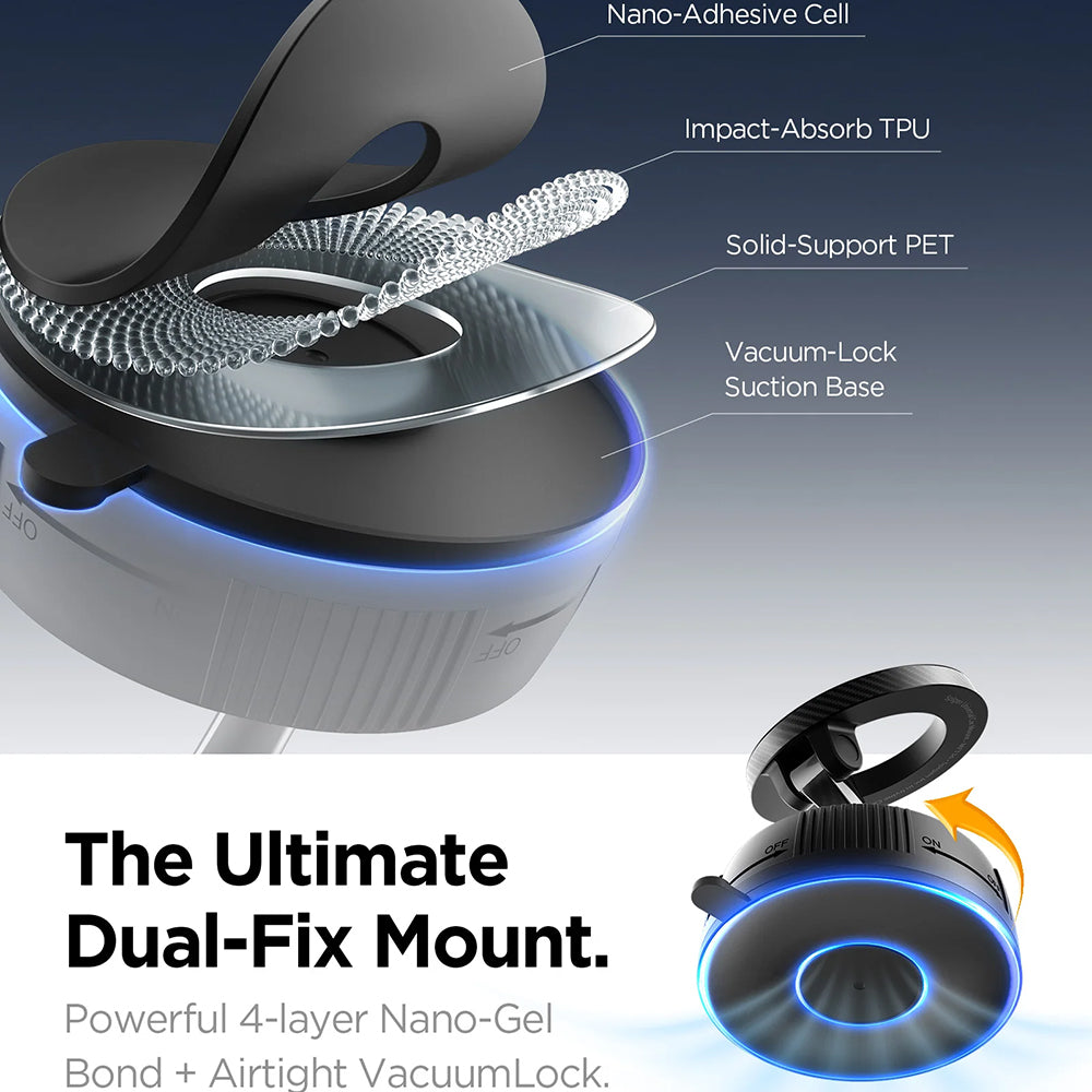 Suport Auto Magnetic Spigen MFT36, Universal, Negru ACP11172
