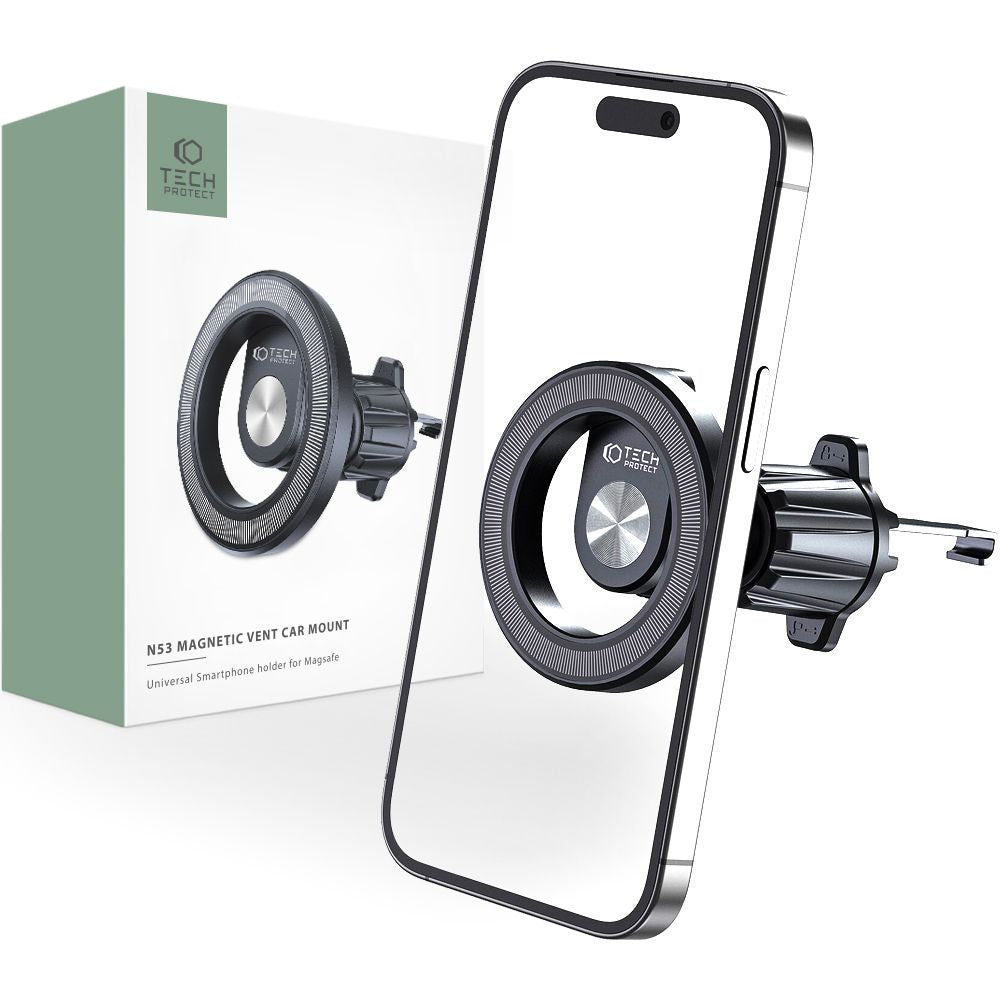 Suport Auto Magnetic Tech-Protect N53 Air Vent, Universal, Negru