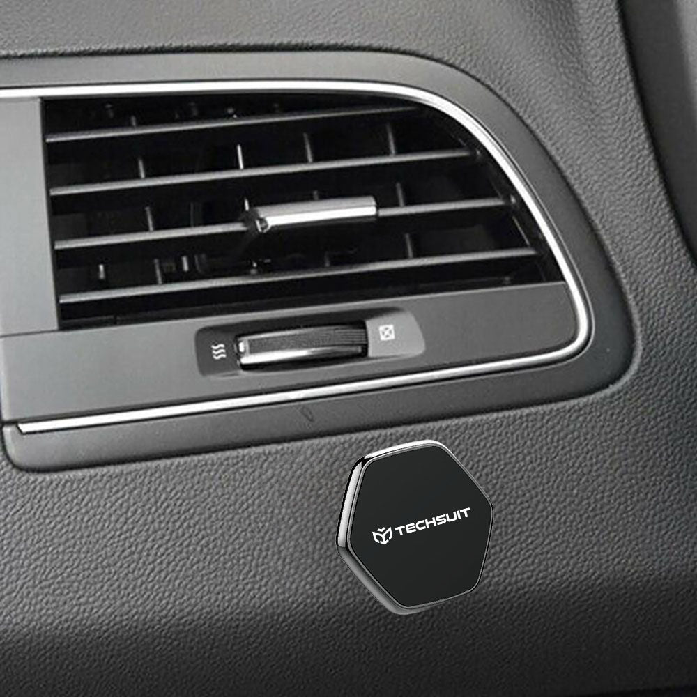 Suport Auto Magnetic Techsuit HOLD210-C, Universal, Negru