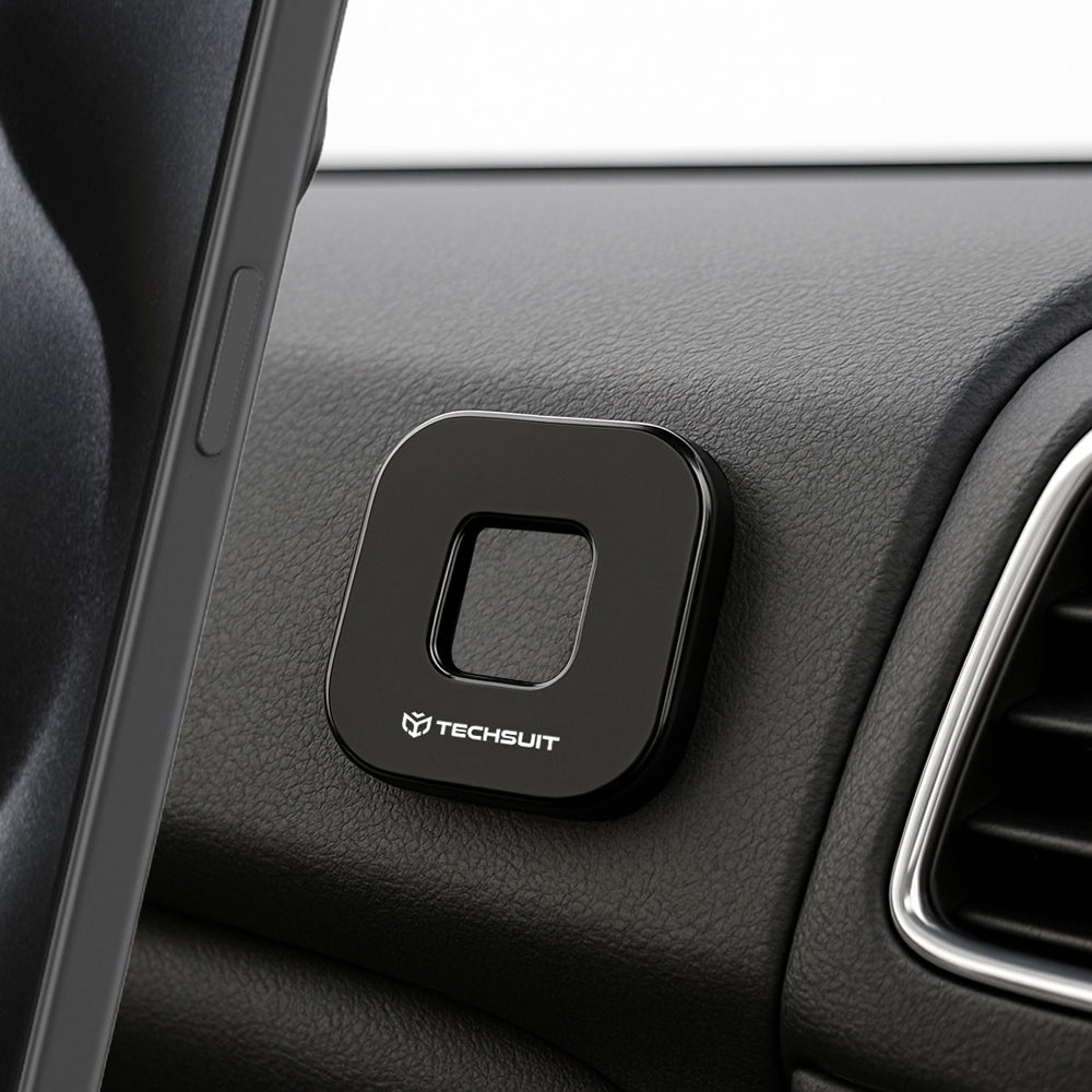Suport Auto Magnetic Techsuit HOLD210, Universal, Negru