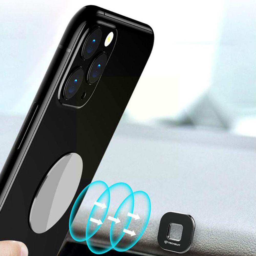 Suport Auto Magnetic Techsuit HOLD210, Universal, Negru