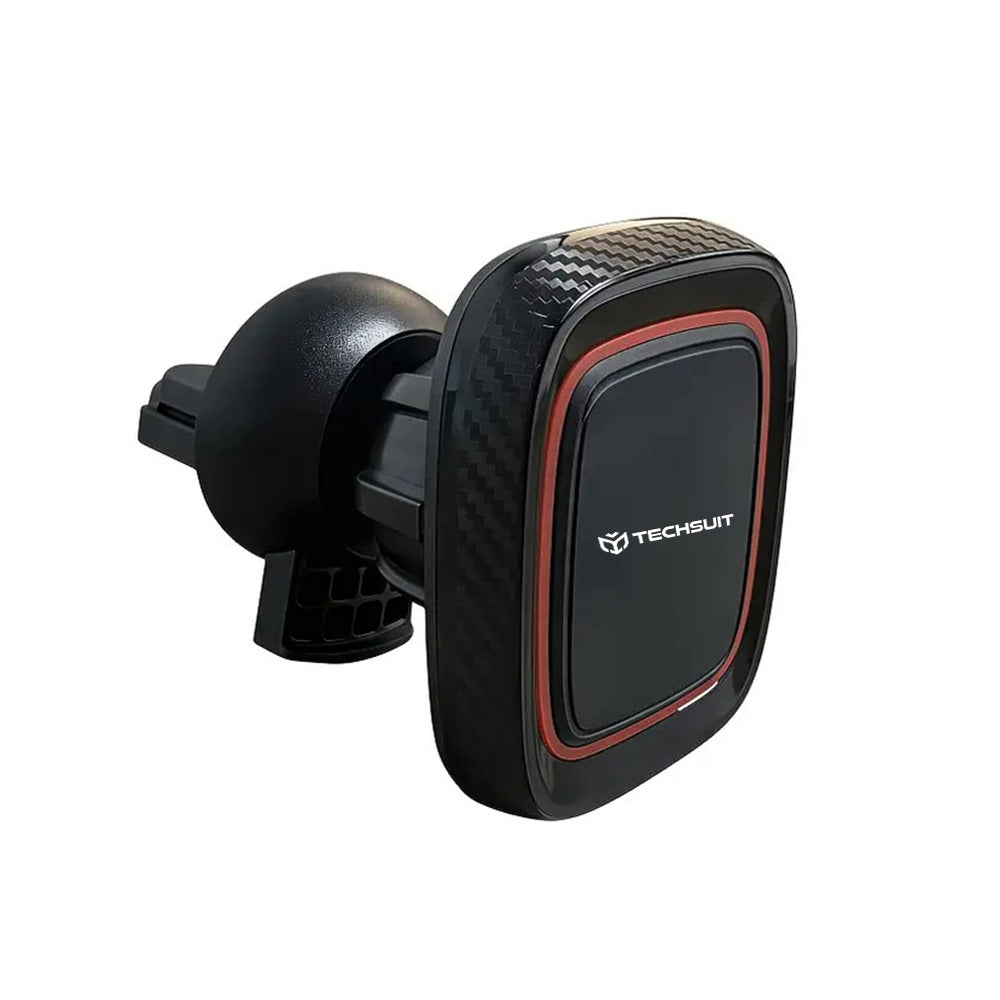 Suport Auto Magnetic Techsuit S5, Universal, Negru Rosu