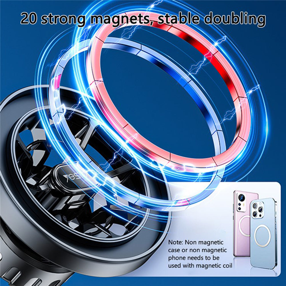 Suport Auto Magnetic Yesido C200, Universal, Negru