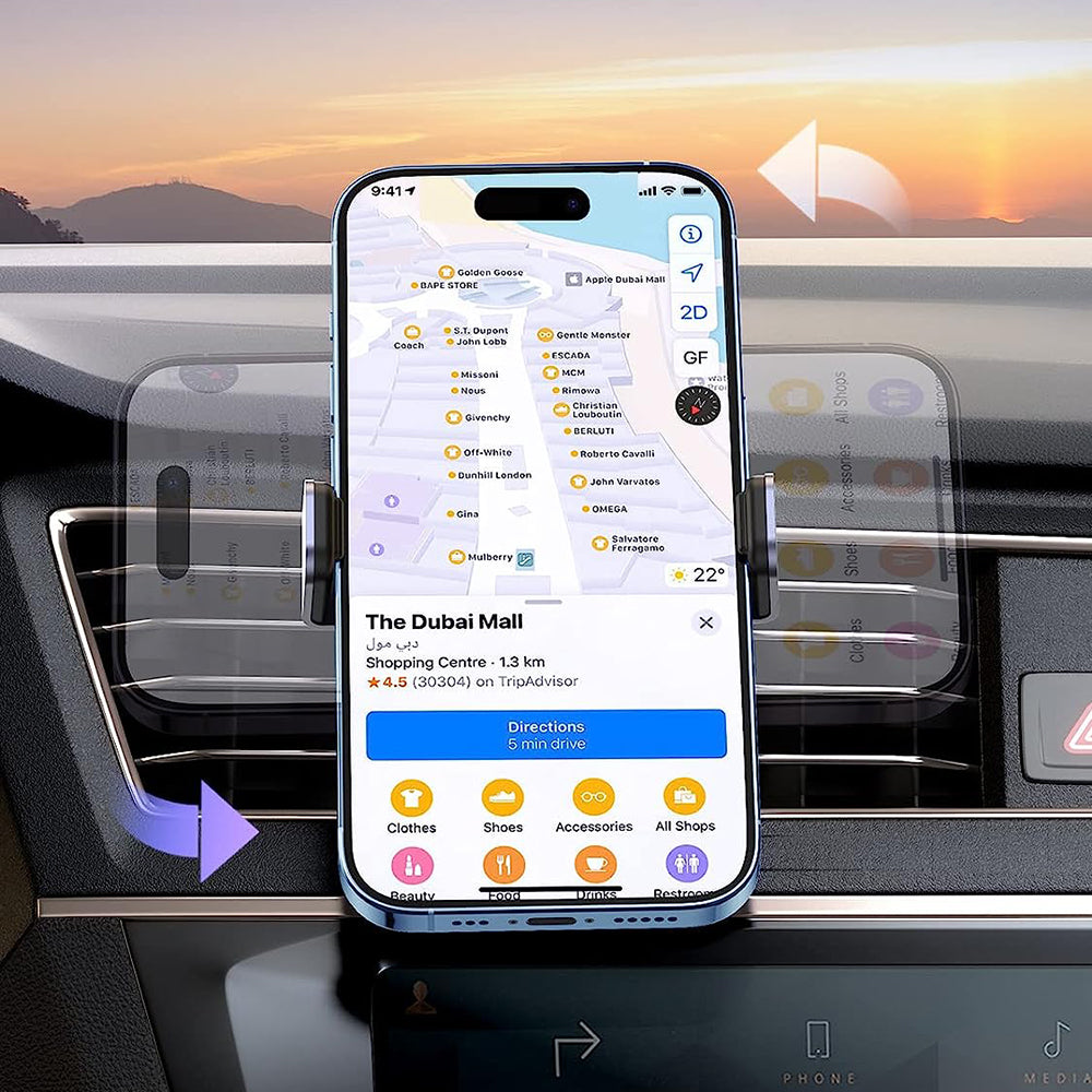 Suport Auto UGREEN LP120, 4.7inch - 7.2inch, Negru