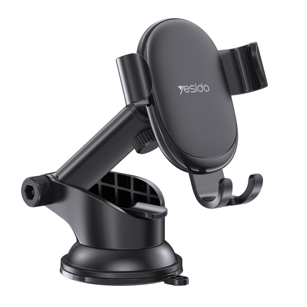 Suport Auto Yesido C120, 4inch - 6.5inch, Negru