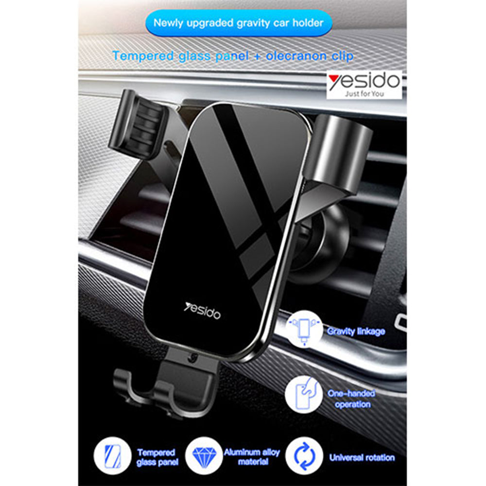 Suport Auto Yesido C87, Universal, Negru