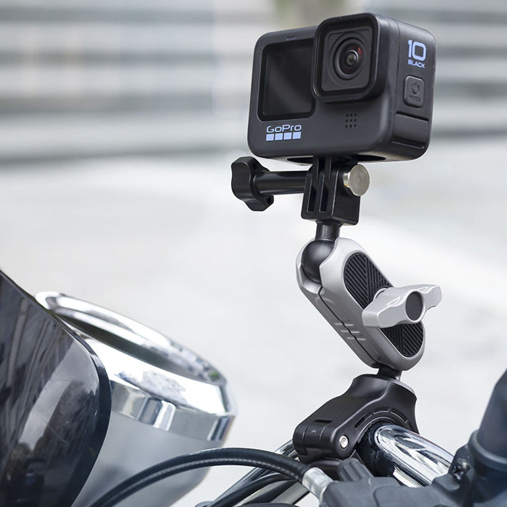 Suport Bicicleta Camera Sport Techsuit JX-008 pentru GoPro, Gri