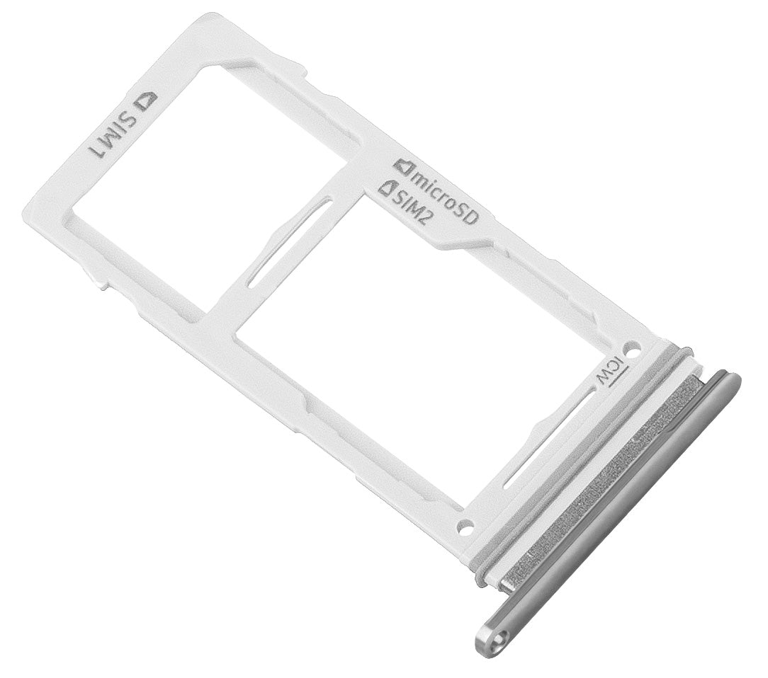 Suport SIM - Card Samsung Galaxy S10+ G975 / S10 G973, Dual SIM, Gri