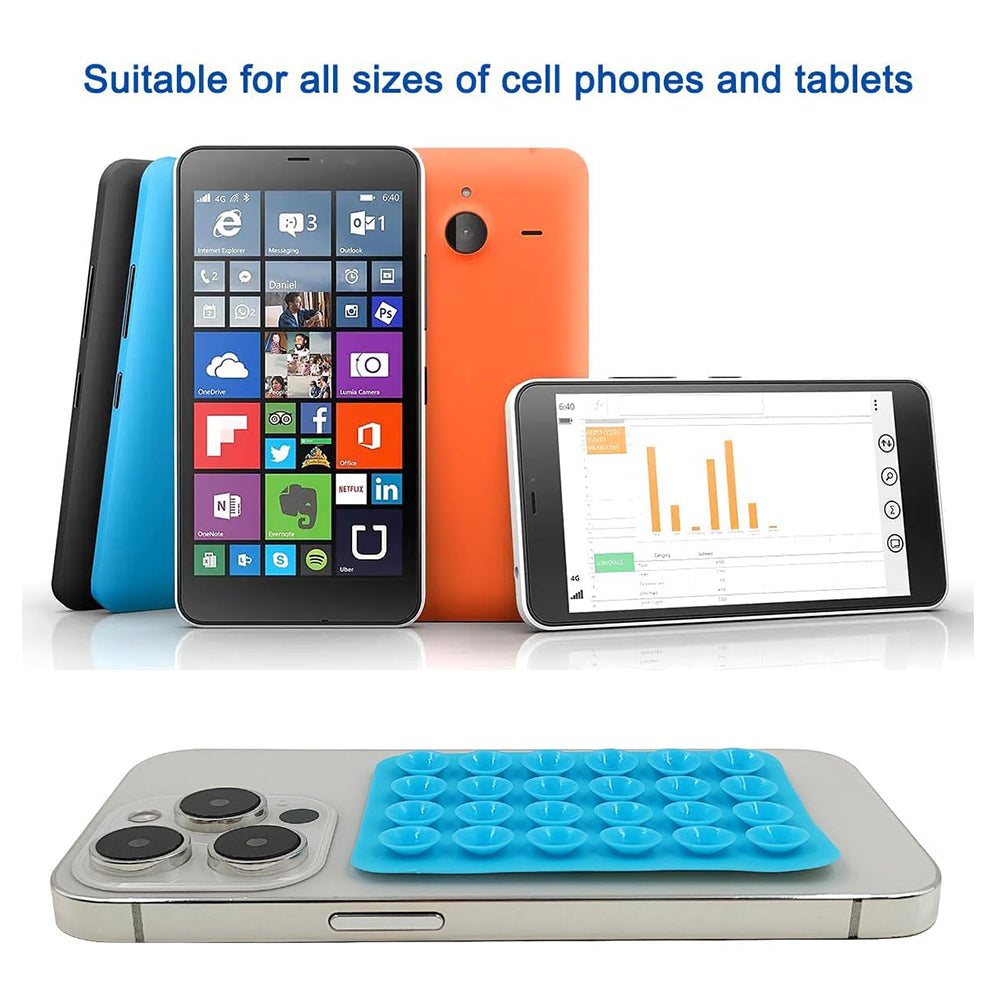 Suport cu Ventuze Techsuit SL-PAD, Roz Pastel