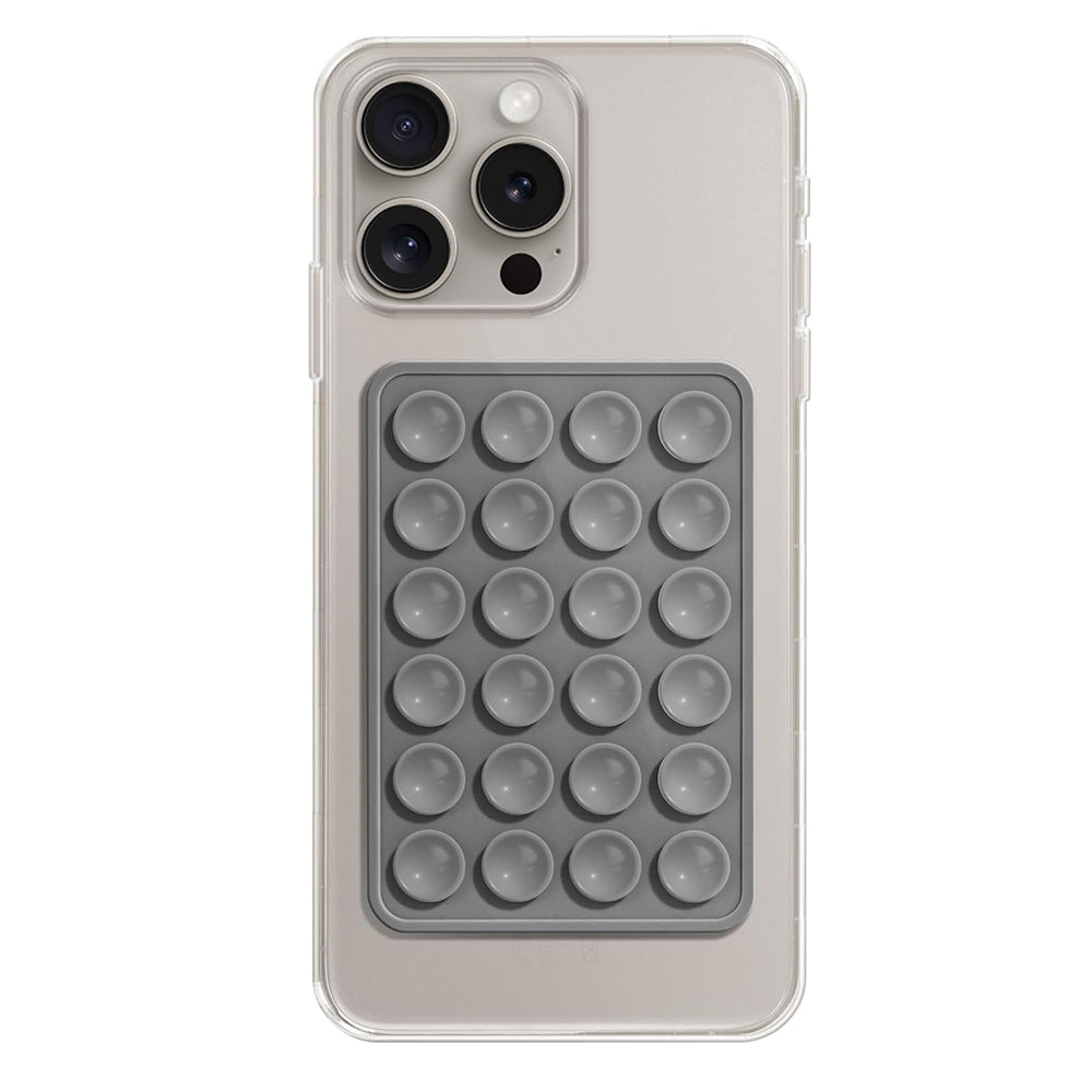 Suport cu Ventuze Techsuit ST-PAD, Gri