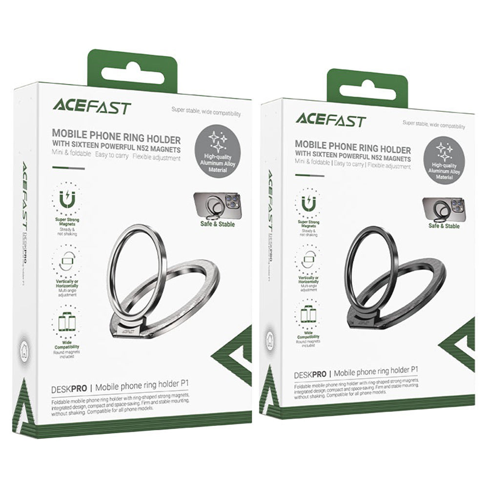 Suport Inel Acefast P1, Universal, Negru