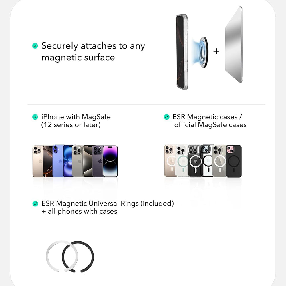 Suport Inel ESR HaloLock, Universal, Mov