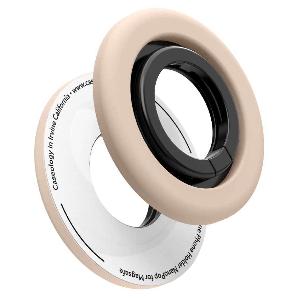 Suport Inel Spigen Nano Pop, Universal, Bej AMP09031