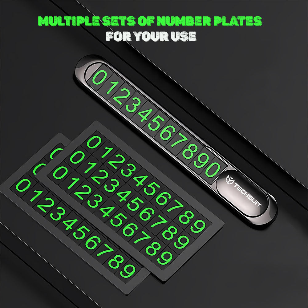 Suport Numar Telefon Auto Techsuit PNP1