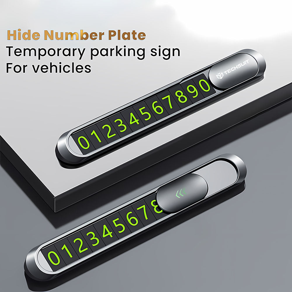 Suport Numar Telefon Auto Techsuit PNP1