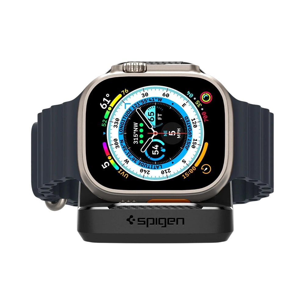 Suport Spigen Rugged Armor pentru Apple Watch Series, Negru AMP05764