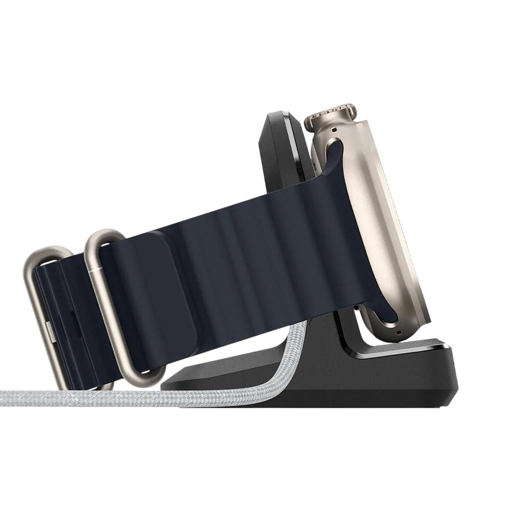 Suport Spigen Rugged Armor pentru Apple Watch Series, Negru AMP05764