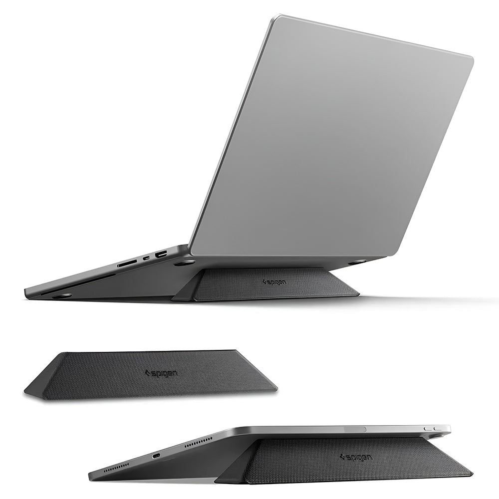 Suport Spigen Slim Fold LD201-S6 pentru Laptop max. 14inch, Negru AMP11115