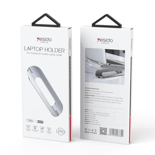 Suport Yesido LP03 pentru Laptop, Argintiu