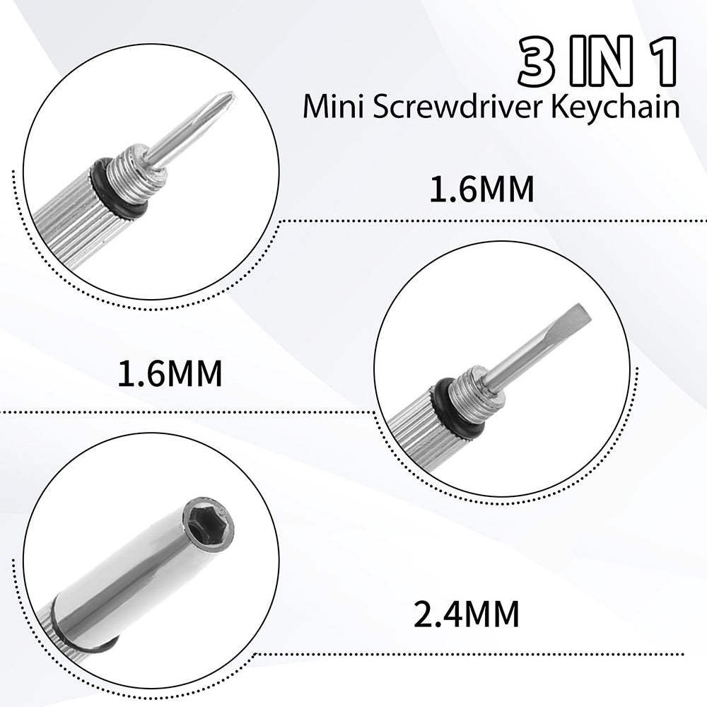 Surubelnita Techsuit ST1 pentru Ochelari, Argintie
