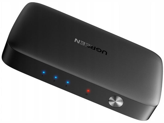 Switch Video UGREEN CM332, 3 x HDMI - HDMI, Negru