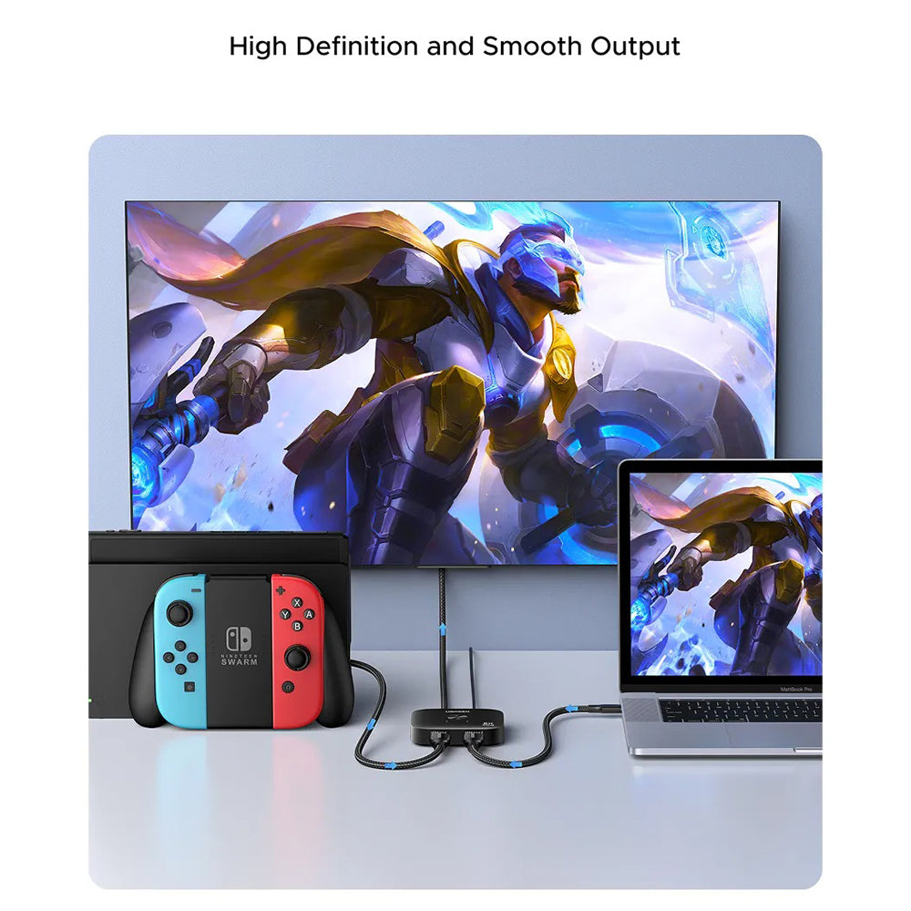 Switch Video HDMI UGREEN 65877, Negru