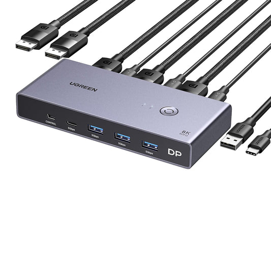 Switch Video DisplayPort UGREEN CM695 (25962), Negru