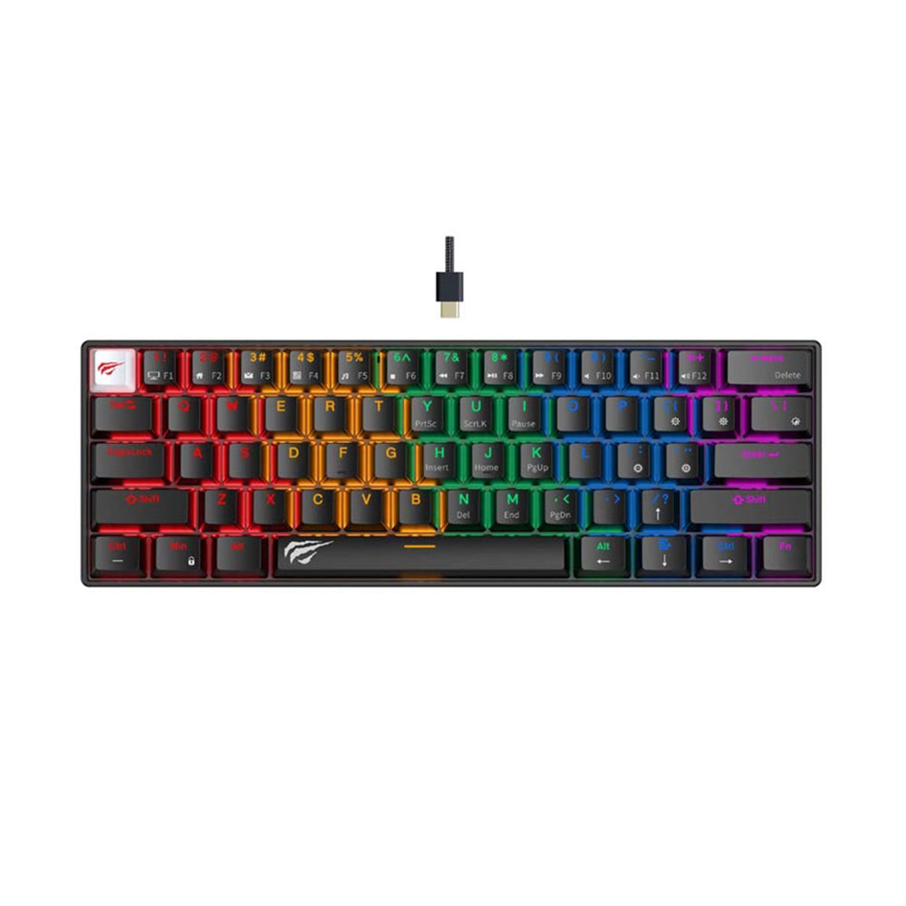 Tastatura Gaming Wired USB HAVIT KB903L, RGB, 1.8m, Neagra