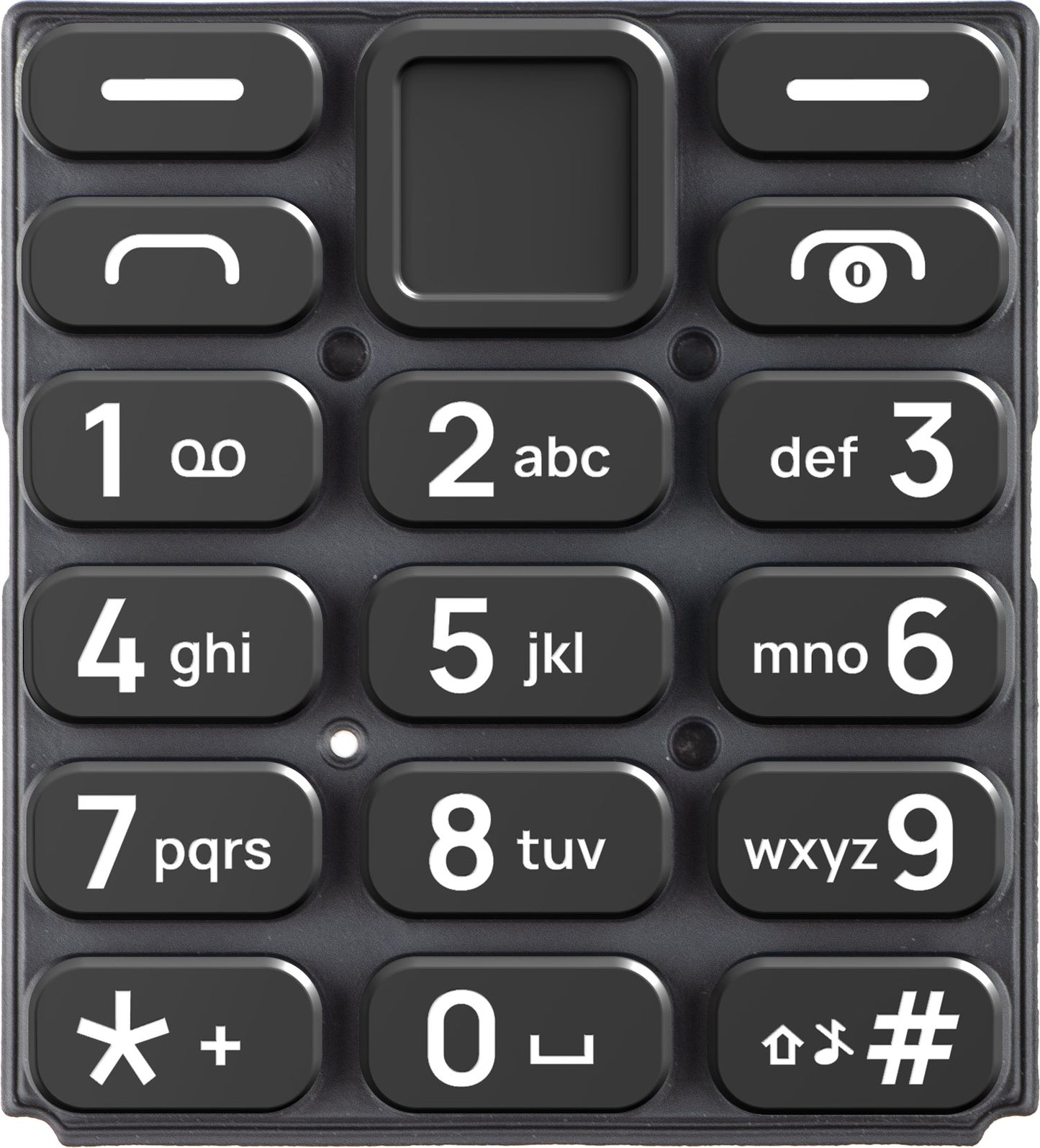 Tastatura Latina HMD 105 4G, Neagra, Service Pack 5010001015SH0