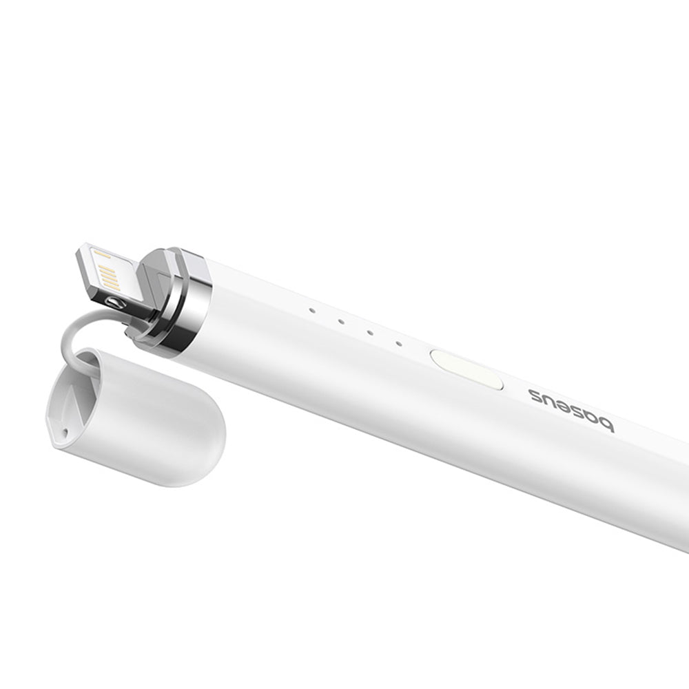 Touch Pen Baseus Smooth Writing pentru Apple iPad, Versiune Activ, Alb P80015806211-03