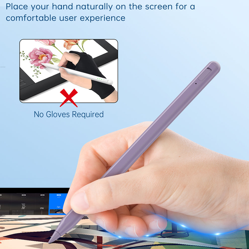 Touch Pen Techsuit AC10SH pentru Apple iPad, Versiune Activ, Mov