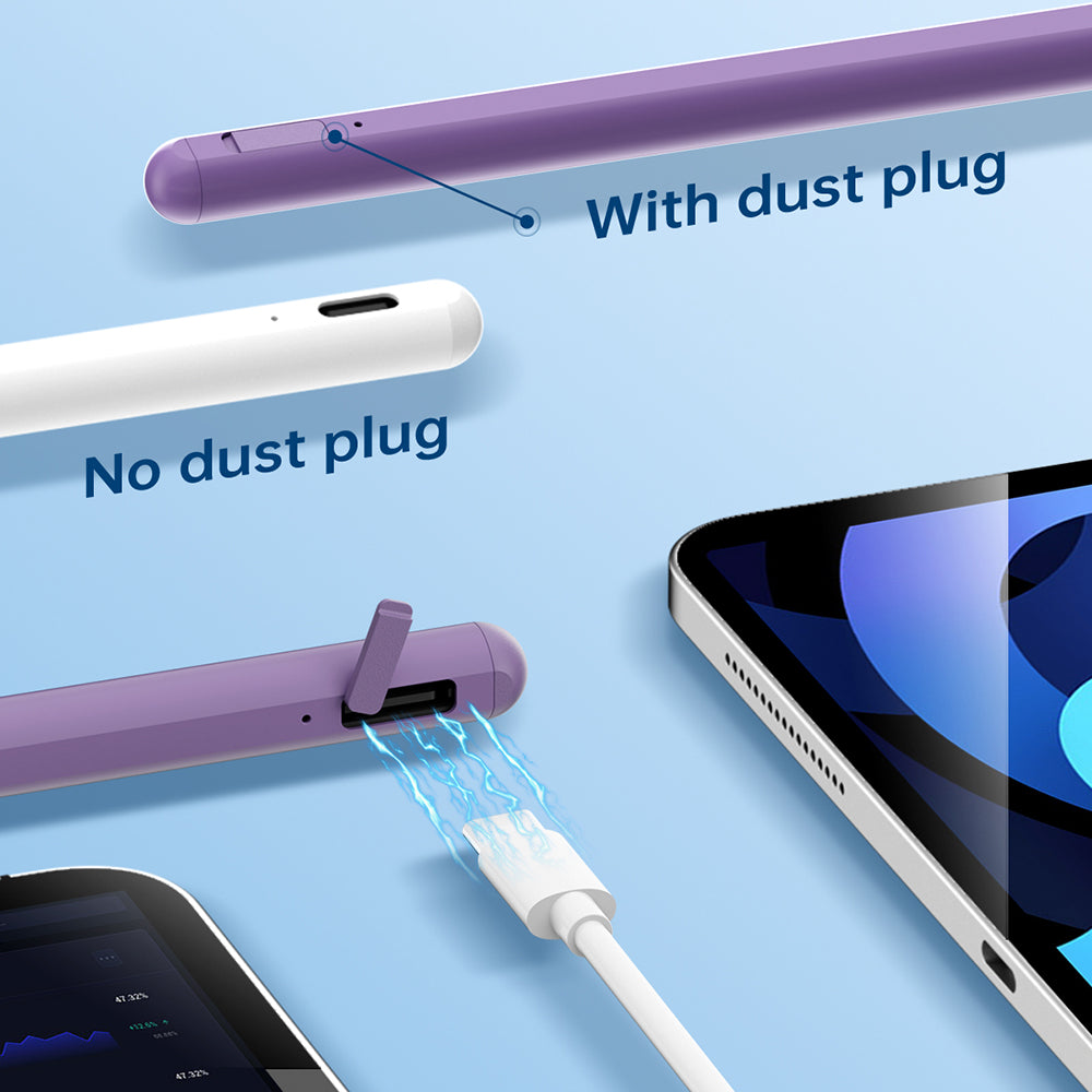 Touch Pen Techsuit AC10SH pentru Apple iPad, Versiune Activ, Negru