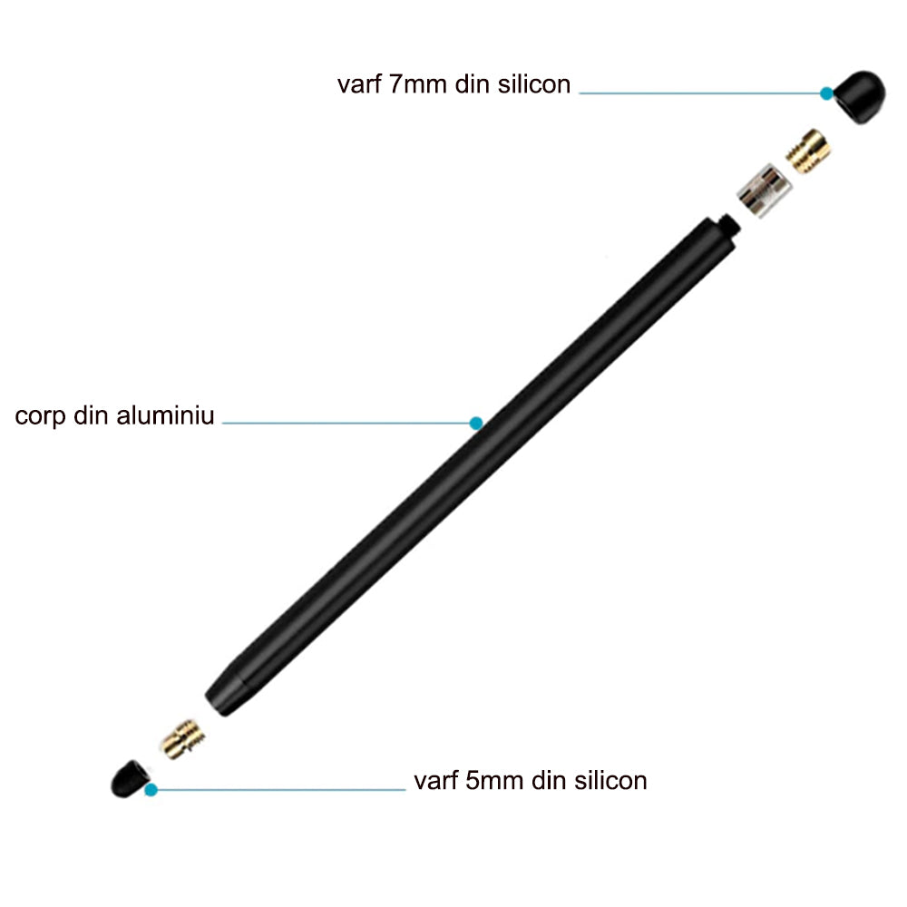 Touch Pen Techsuit JC01, Negru