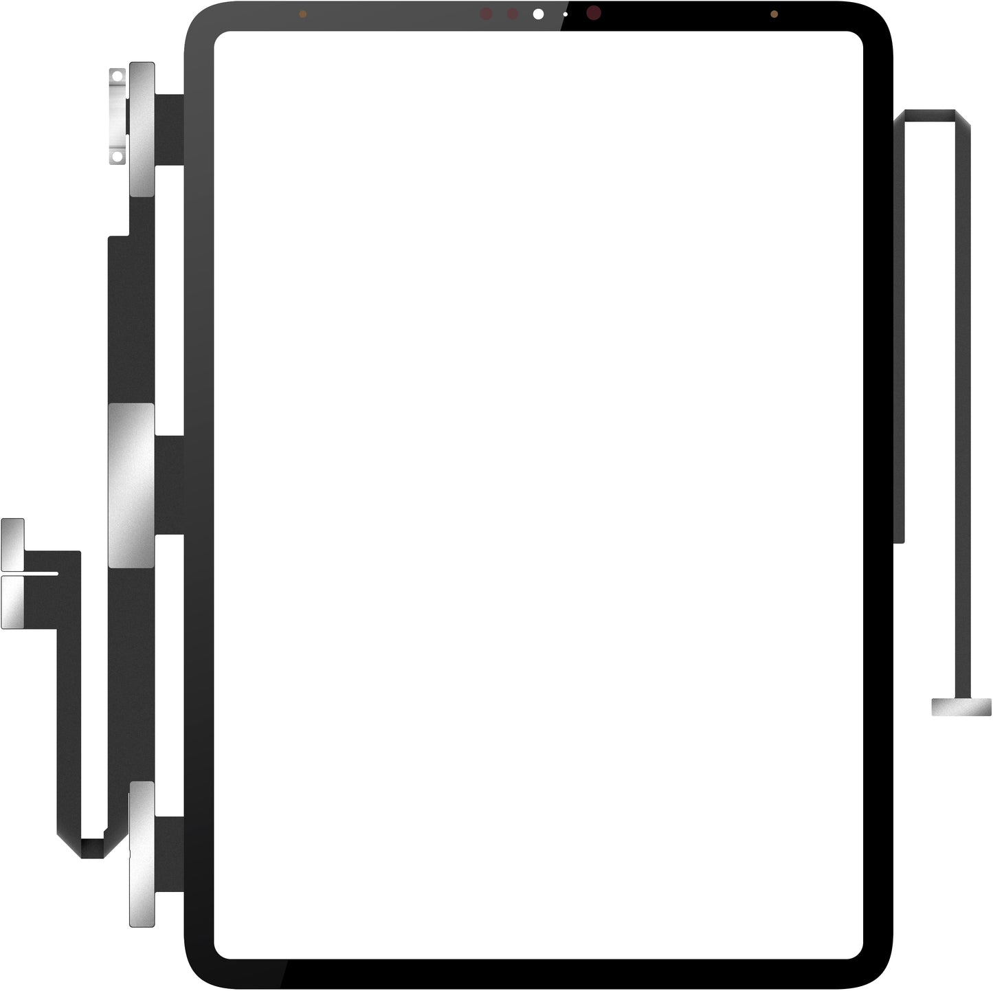 Touchscreen Forward Guard OCA pentru Apple iPad Pro 11 (2018), Negru