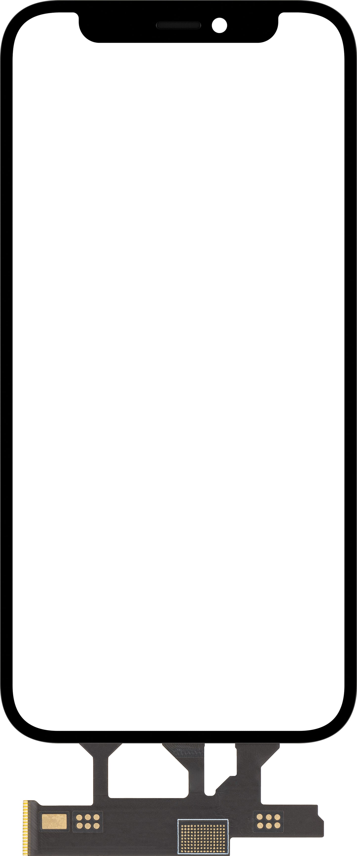 Touchscreen Forward Guard OCA pentru Apple iPhone 12 mini, Negru
