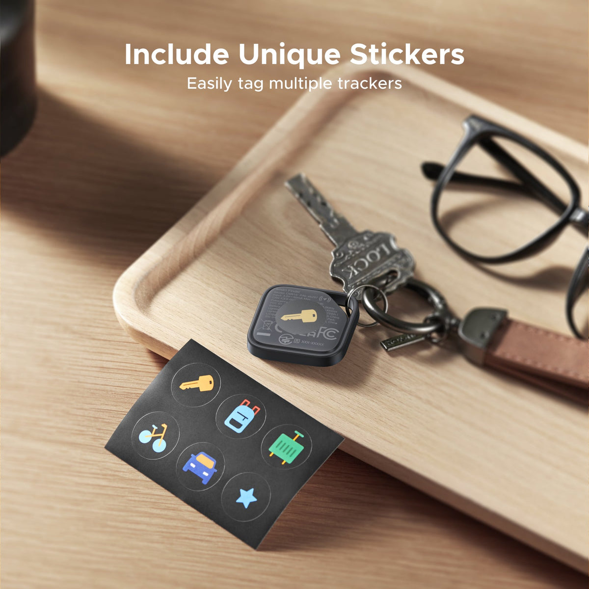 UGREEN SmartTag Pro Smart CM916 (75646P) pentru iOS / Android Series, Set 4 bucati, Negru