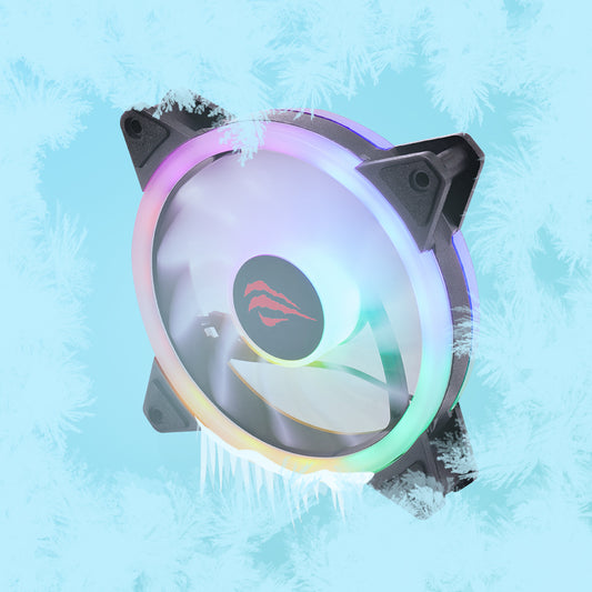 Ventilator HAVIT F2089, 1200RPM, 35dB, 1.32W, Negru