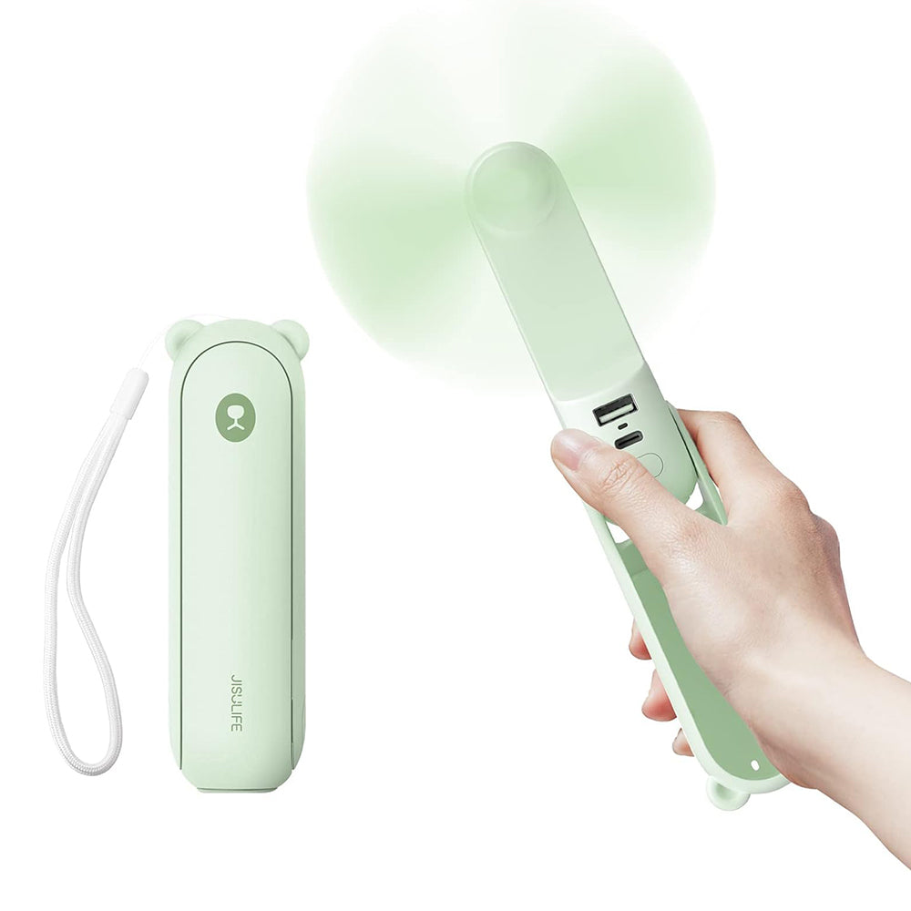 Ventilator Portabil JisuLife Life8 Plus F8X, Verde