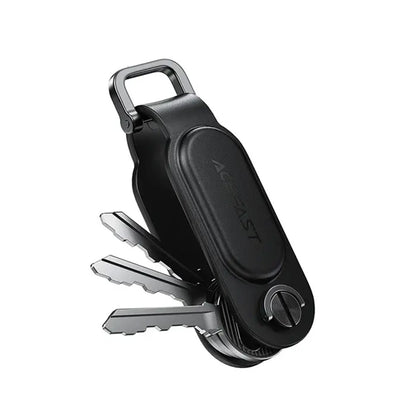 Acefast SmartTag Keychain SS pentru iOS Series, Negru
