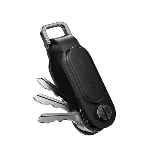 Acefast SmartTag Keychain SS pentru iOS Series, Negru