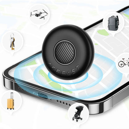Acefast SmartTag S1 pentru iOS Series, Set 4 bucati, Gri