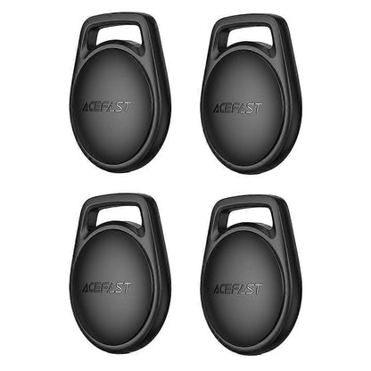 Acefast SmartTag S2 pentru iOS Series, Set 4 bucati, Negru