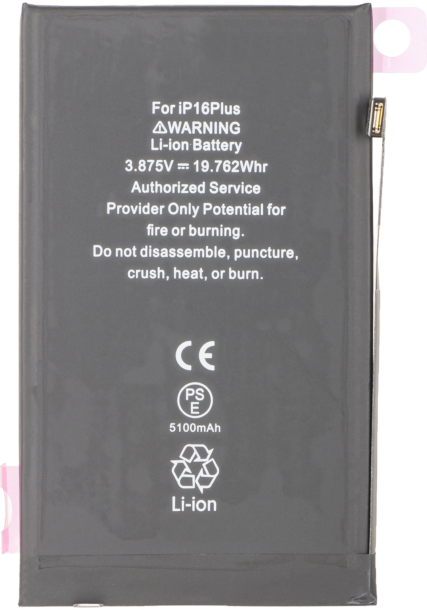 Acumulator Apple iPhone 16 Plus, High Capacity