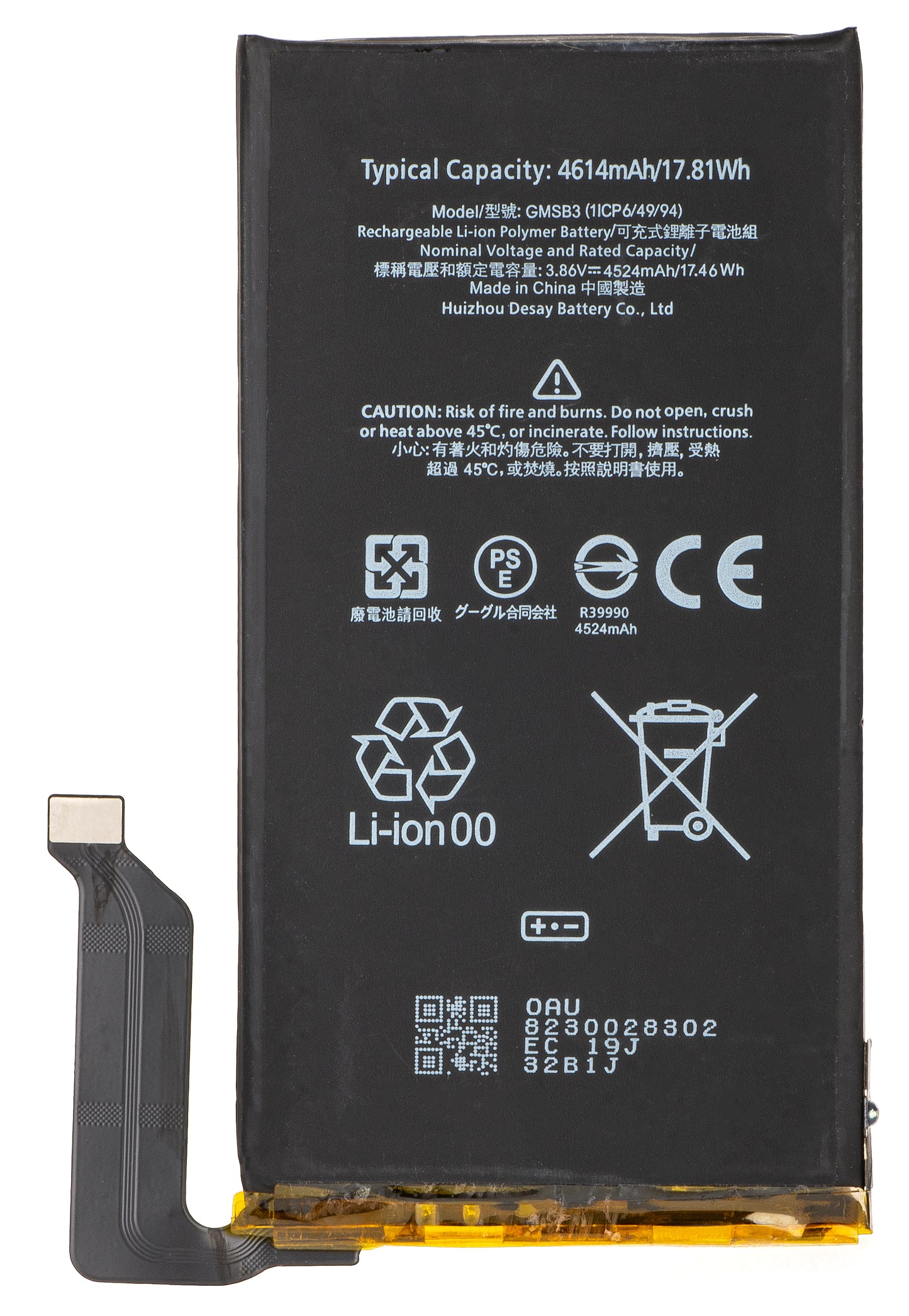 Acumulator pentru Google Pixel 6, GMSB3