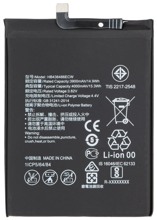 Acumulator pentru Honor 20 Pro / View 20 / Mate 20 / P20 Pro / Mate 10, HB436486ECW