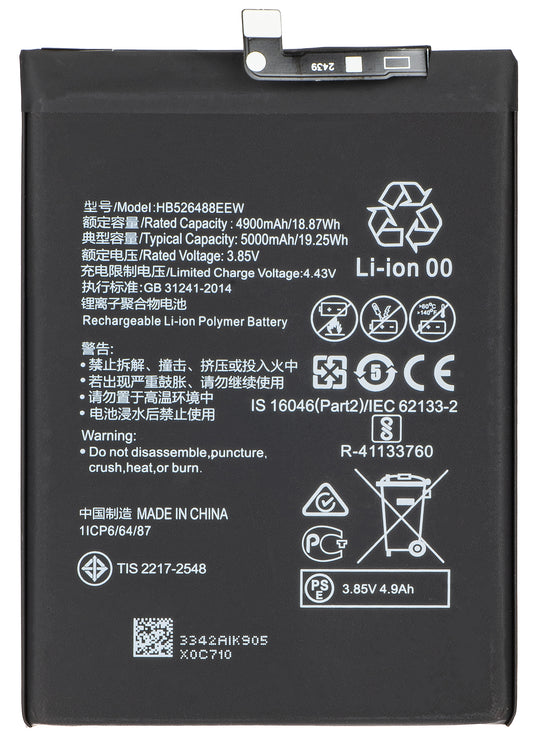 Acumulator pentru Huawei P smart 2021, HB526488EEW