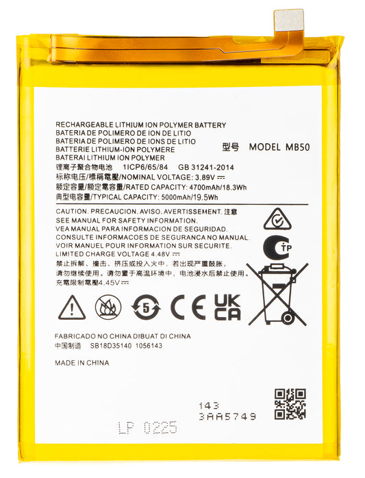 Acumulator pentru Motorola Moto G200 5G, MB50