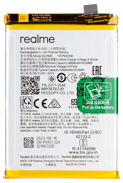 Acumulator Realme 9 / 8 5G, BLP883, Service Pack 4909768