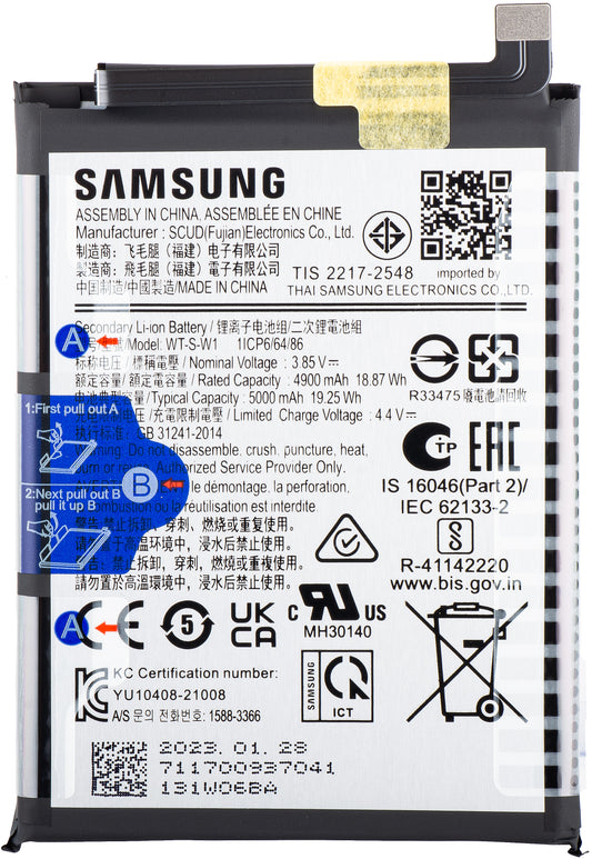 Acumulator Samsung Galaxy A14 5G A146, WT-S-W1, Service Pack GH81-23314A