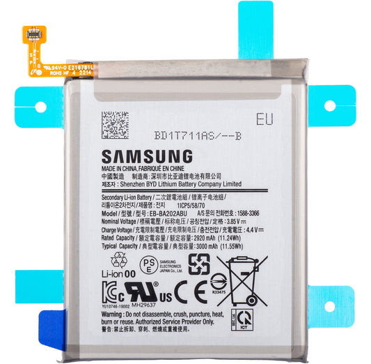 Acumulator Samsung Galaxy A10e A102 / A20e A202, EB-BA202ABU, Service Pack GH82-20188A